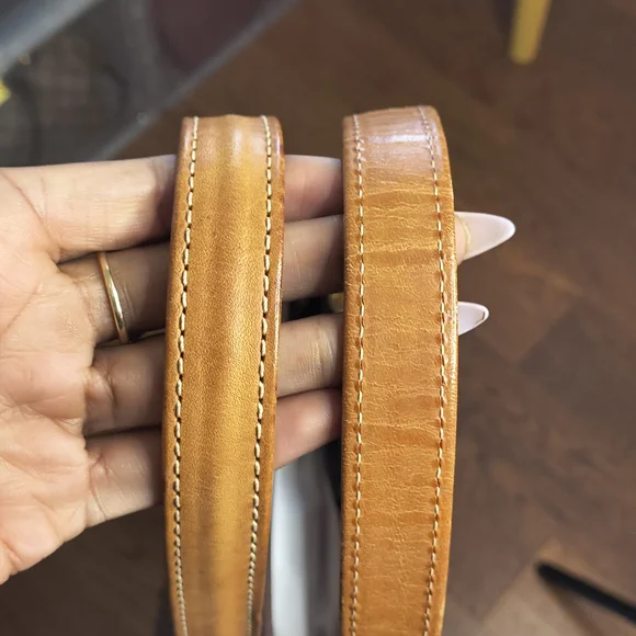 MCM Vintage Large Visetos Monogram Chain Tote Bag – Brown Nylon & Gold Hardware - Picture 12 of 13